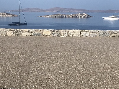 stone carpet Mykonos
